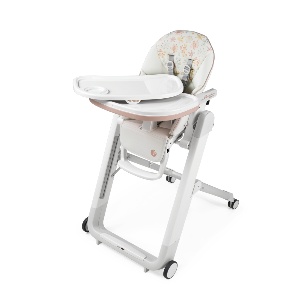 Scaun de masa 2 In 1 Peg Perego Siesta Follow Me, Aquarelle, 0 - 36 Luni,